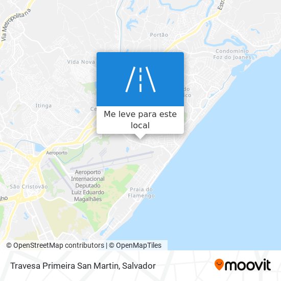 Travesa Primeira San Martin mapa