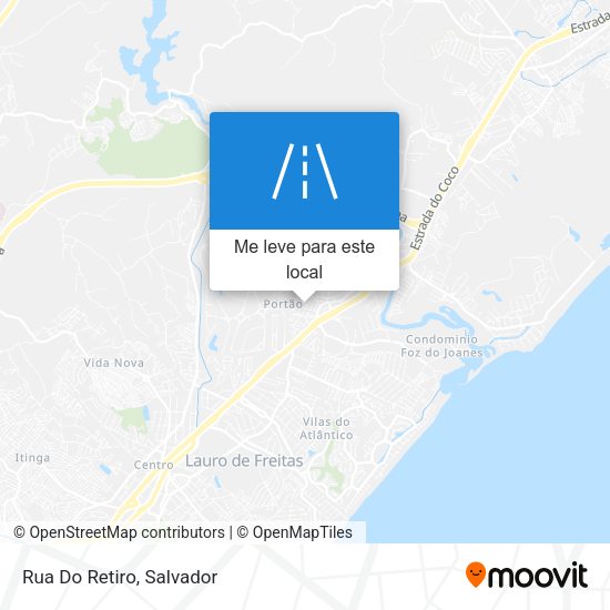 Rua Do Retiro mapa