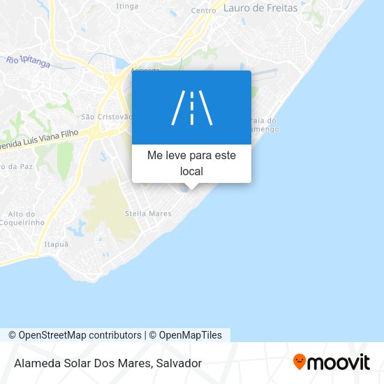 Alameda Solar Dos Mares mapa