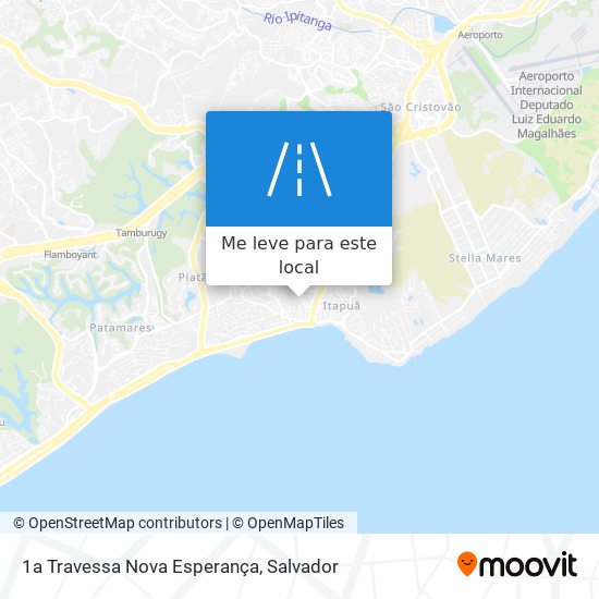 1a Travessa Nova Esperança mapa