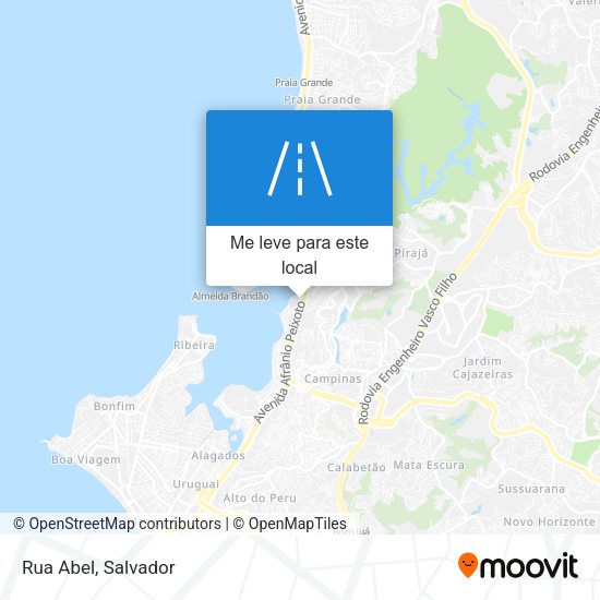 Rua Abel mapa