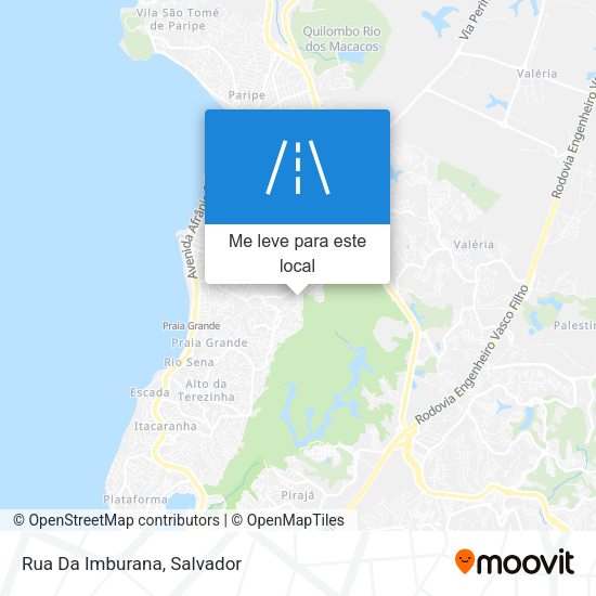 Rua Da Imburana mapa