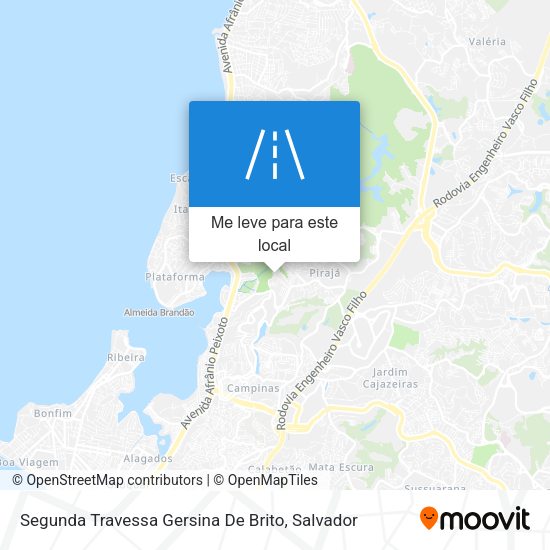 Segunda Travessa Gersina De Brito mapa