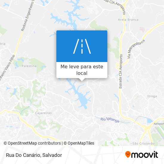 Rua Do Canário mapa