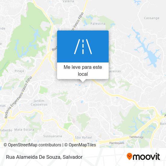 Rua Alameida De Souza mapa