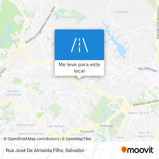 Rua José De Almeida Filho mapa