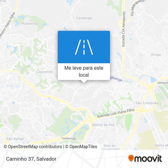 Caminho 37 mapa