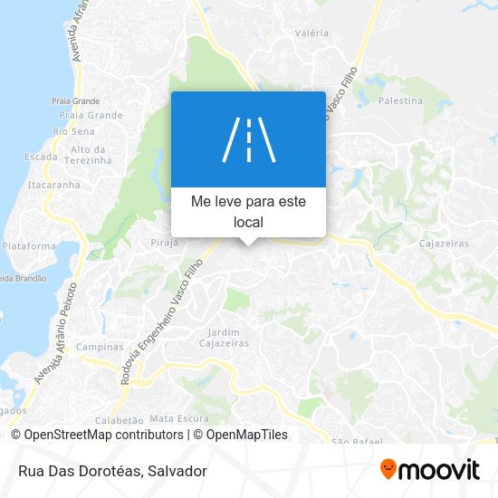 Rua Das Dorotéas mapa