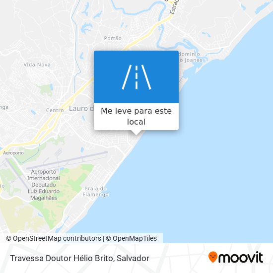 Travessa Doutor Hélio Brito mapa