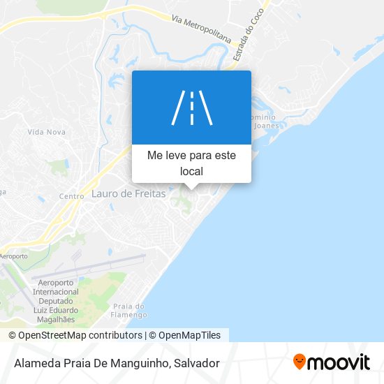 Alameda Praia De Manguinho mapa