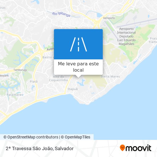 2ª Travessa São João mapa