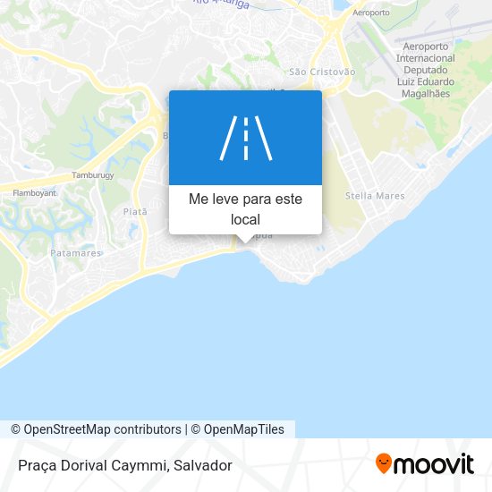 Praça Dorival Caymmi mapa