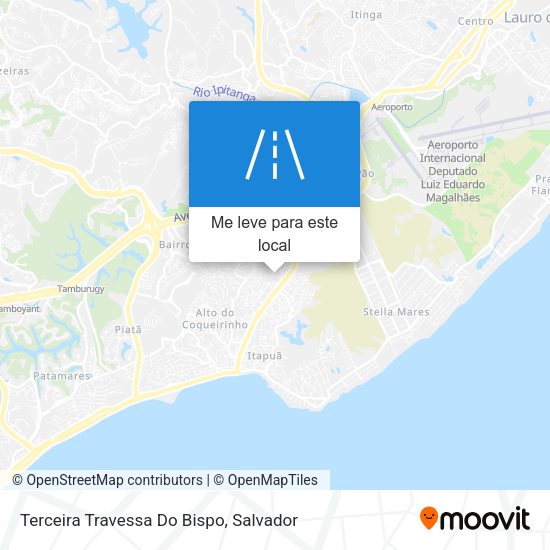 Terceira Travessa Do Bispo mapa