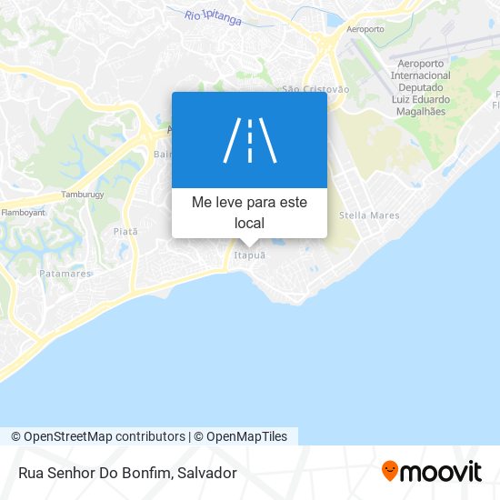 Rua Senhor Do Bonfim mapa