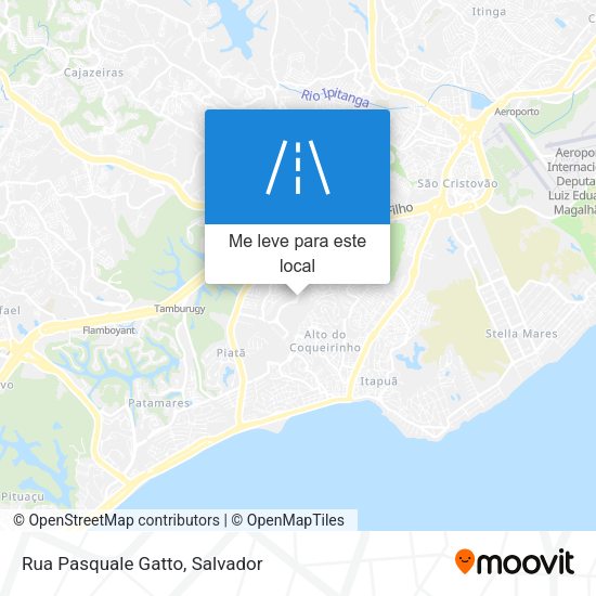 Rua Pasquale Gatto mapa