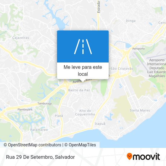Rua 29 De Setembro mapa