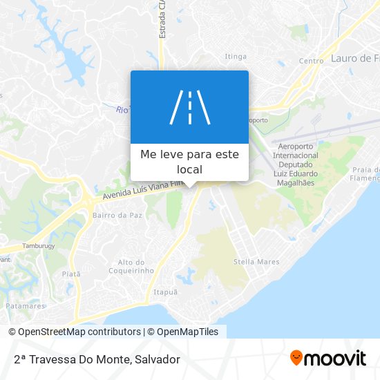 2ª Travessa Do Monte mapa