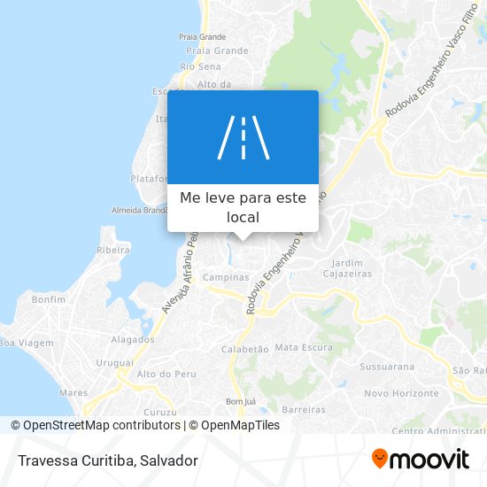 Travessa Curitiba mapa