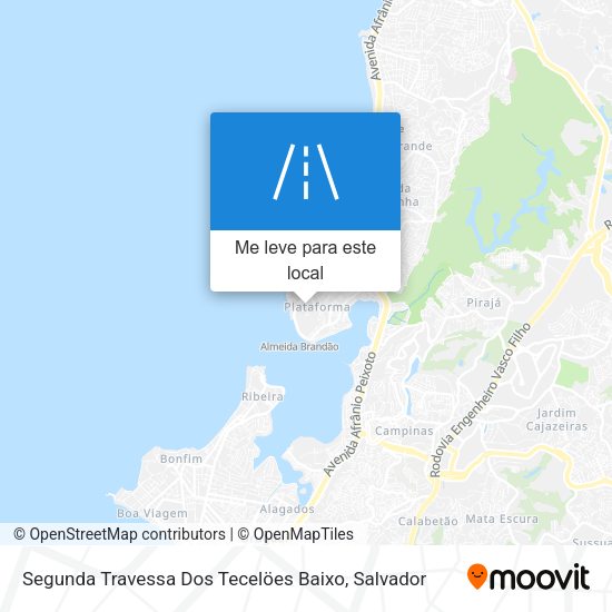 Segunda Travessa Dos Tecelöes Baixo mapa