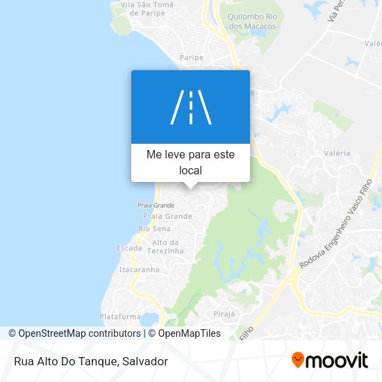 Rua Alto Do Tanque mapa