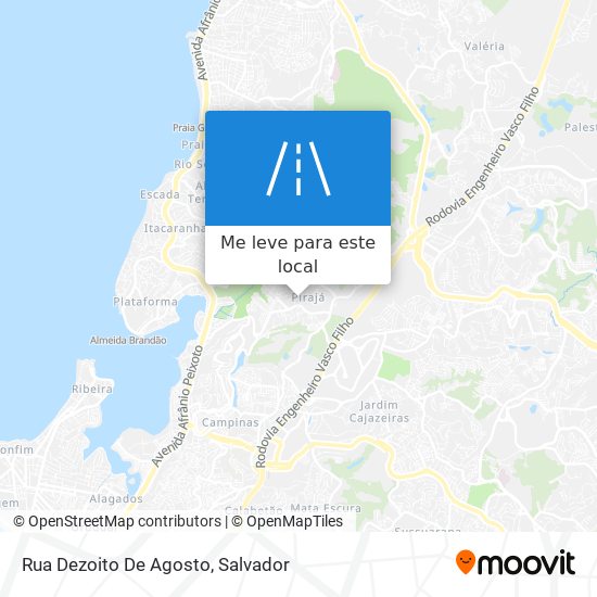 Rua Dezoito De Agosto mapa