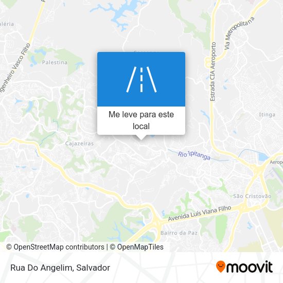 Rua Do Angelim mapa