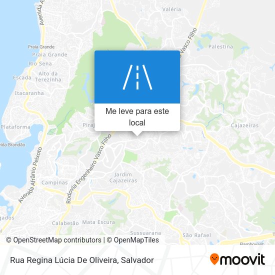 Rua Regina Lúcia De Oliveira mapa