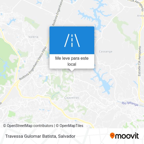 Travessa Gulomar Batista mapa