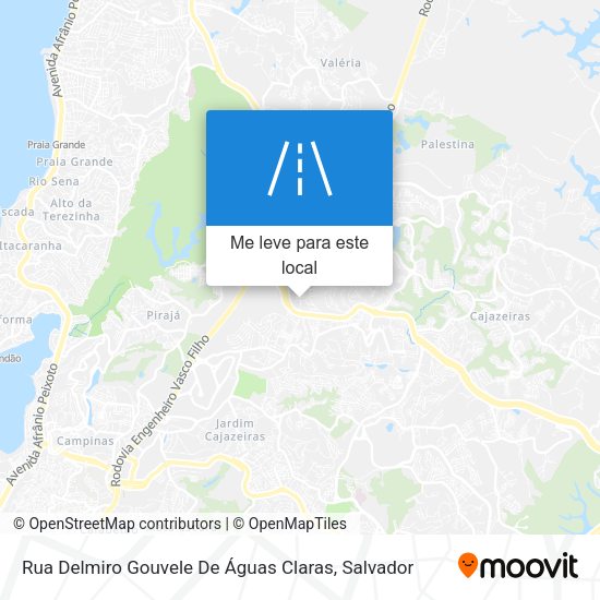 Rua Delmiro Gouvele De Águas Claras mapa