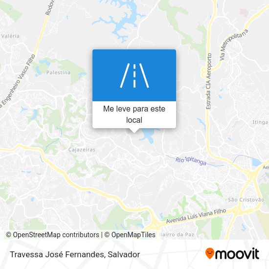 Travessa José Fernandes mapa