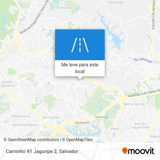 Caminho 41 Jaguripe 2 mapa