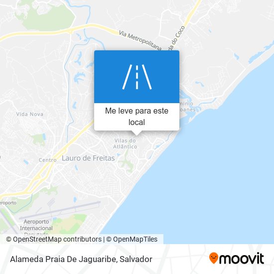 Alameda Praia De Jaguaribe mapa