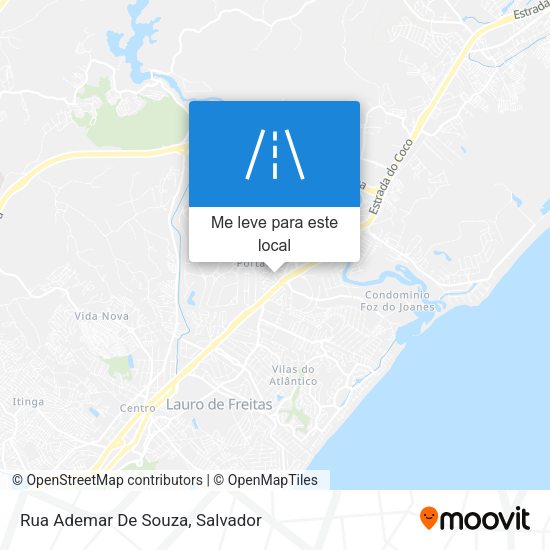 Rua Ademar De Souza mapa