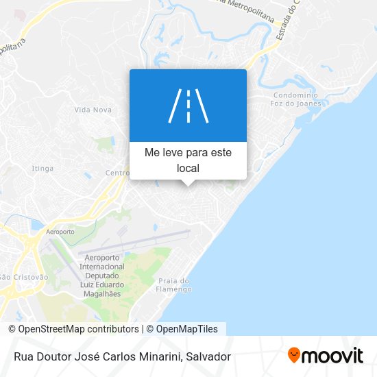 Rua Doutor José Carlos Minarini mapa