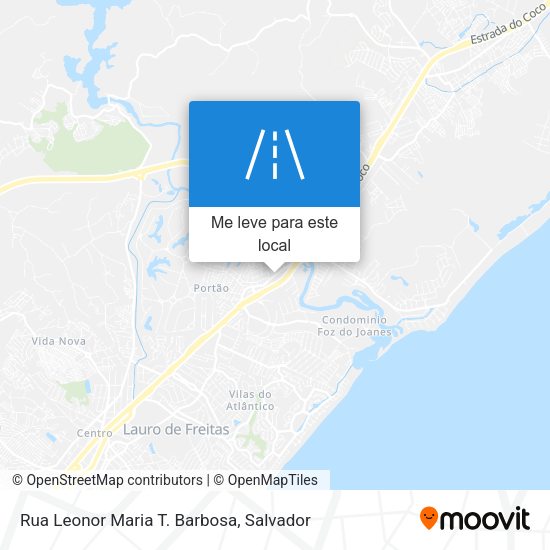 Rua Leonor Maria T. Barbosa mapa