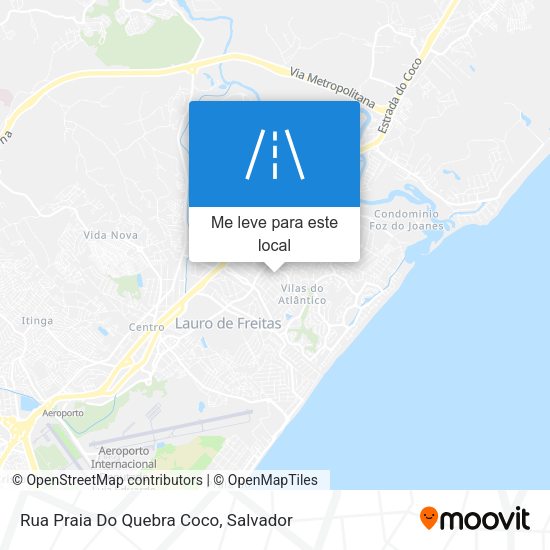 Rua Praia Do Quebra Coco mapa