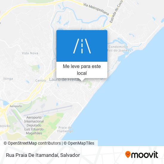 Rua Praia De Itamandaí mapa