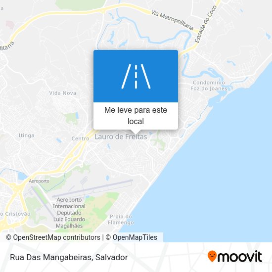 Rua Das Mangabeiras mapa
