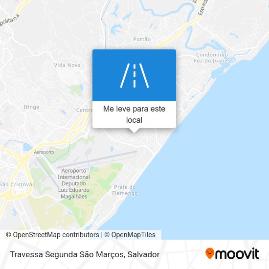 Travessa Segunda São Marços mapa