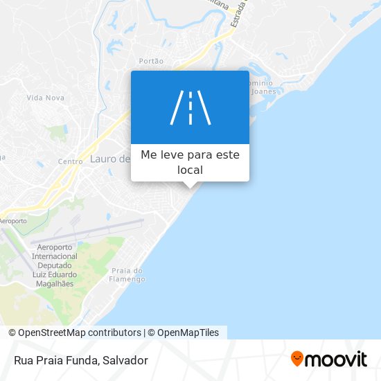 Rua Praia Funda mapa