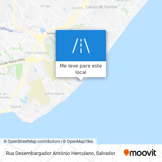 Rua Desembargador Antônio Herculano mapa