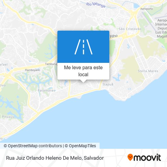 Rua Juiz Orlando Heleno De Melo mapa