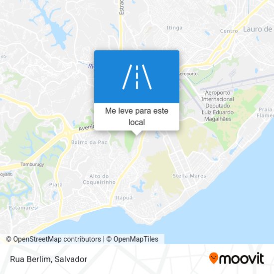 Rua Berlim mapa