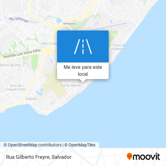 Rua Gilberto Freyre mapa