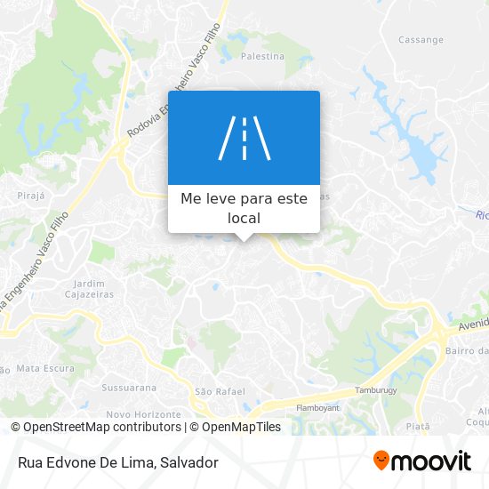 Rua Edvone De Lima mapa