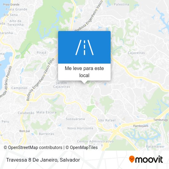 Travessa 8 De Janeiro mapa