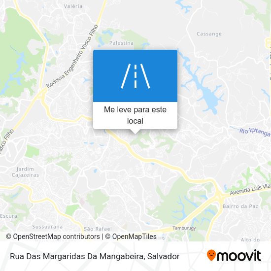 Rua Das Margaridas Da Mangabeira mapa