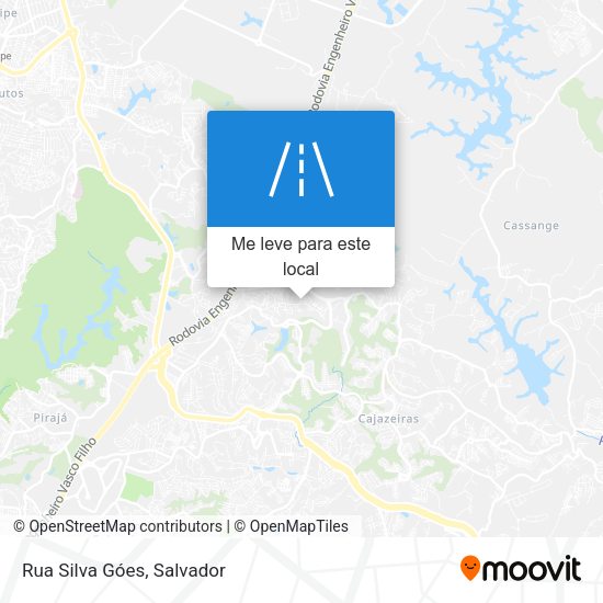 Rua Silva Góes mapa