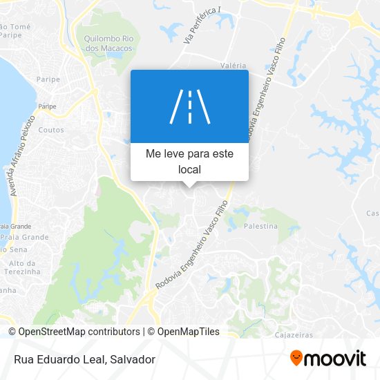 Rua Eduardo Leal mapa