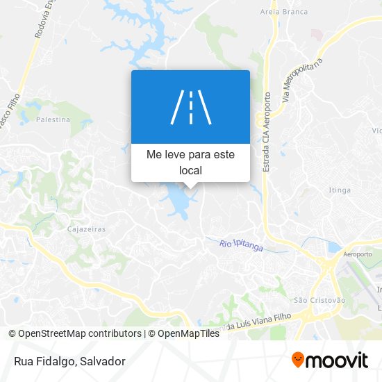 Rua Fidalgo mapa